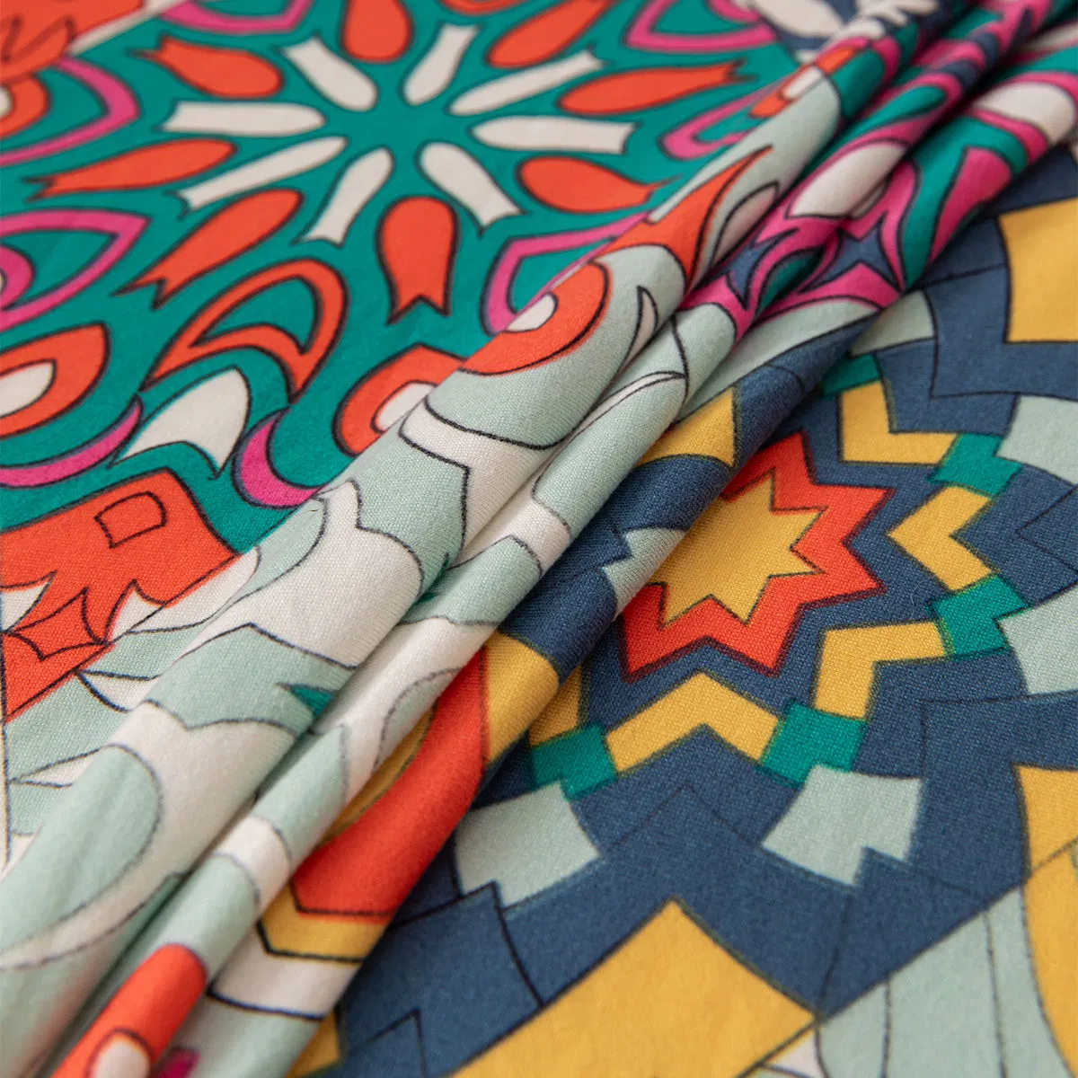 Bohemian Patterned Colorful Milk Silk Sofa Cover Artistic Exotic Style Living Room Decoration Sofa Slipcover