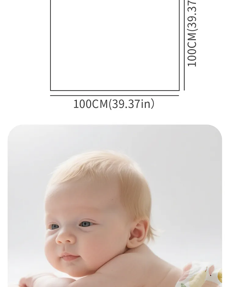 Organic Muslin Quilt Detail 4