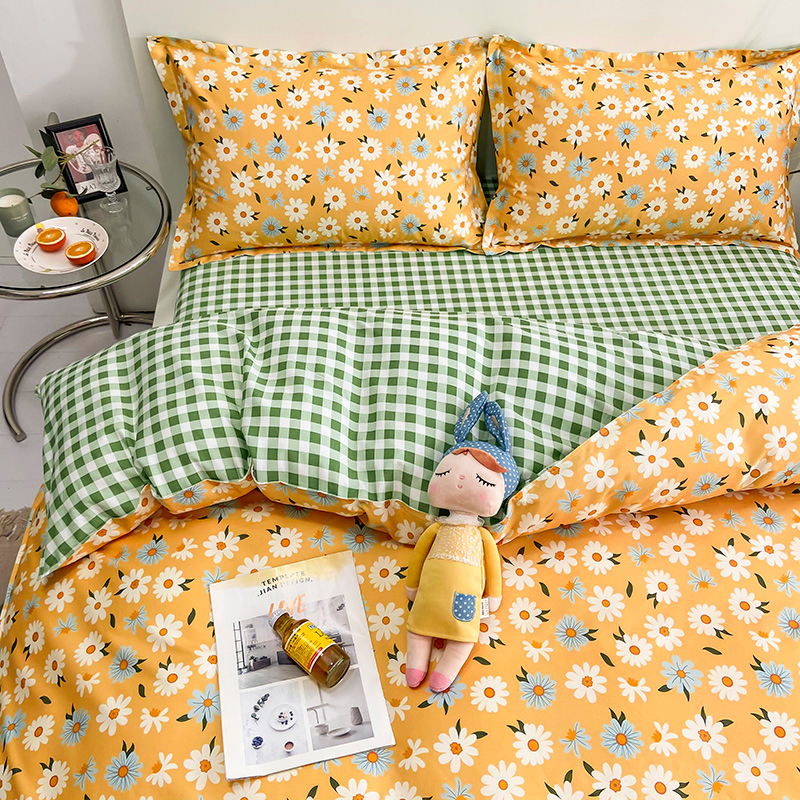 Top Quality Sheet Set 100% Egyptian Cotton Bed Sheet Long Staple Combed Bedding Sheets 4PS