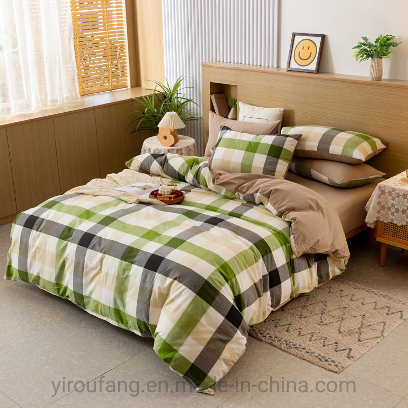 Manufacturer Embroidered Pillow Sham, Home Bed Sets, Unbleached Cotton Fabric, The Mine Dorm Bedding, White Bed Flat Sheet