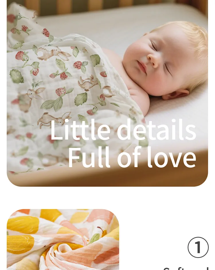 Organic Muslin Quilt Detail 9