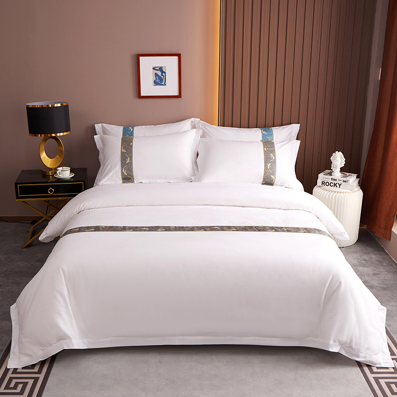 Luxury 5 Star Hotel Linen Embroidery Bedding Sets