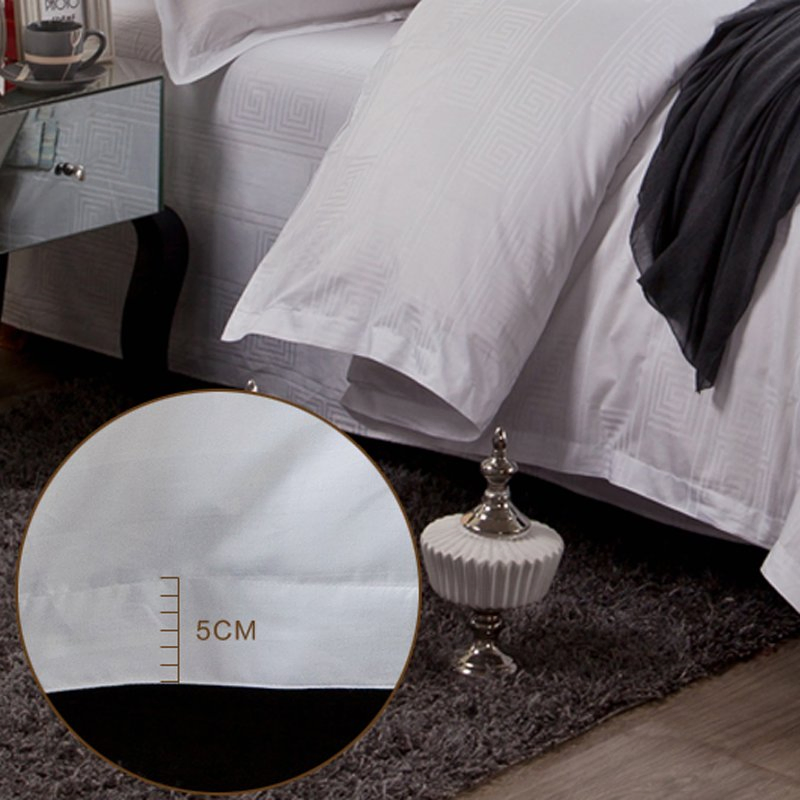 Customized Quilt Cover Luxury Embroidered Home Cotton Hotel Bedding Set