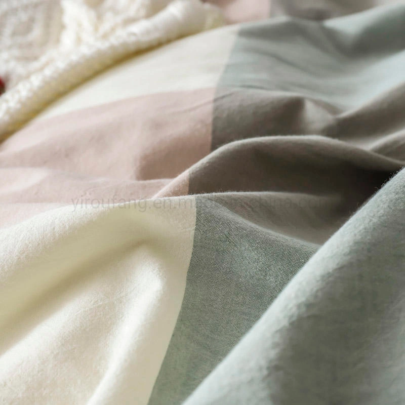 Apartment Cotton Bedding Set Cheap Price New Product 3 PCS Double Bed