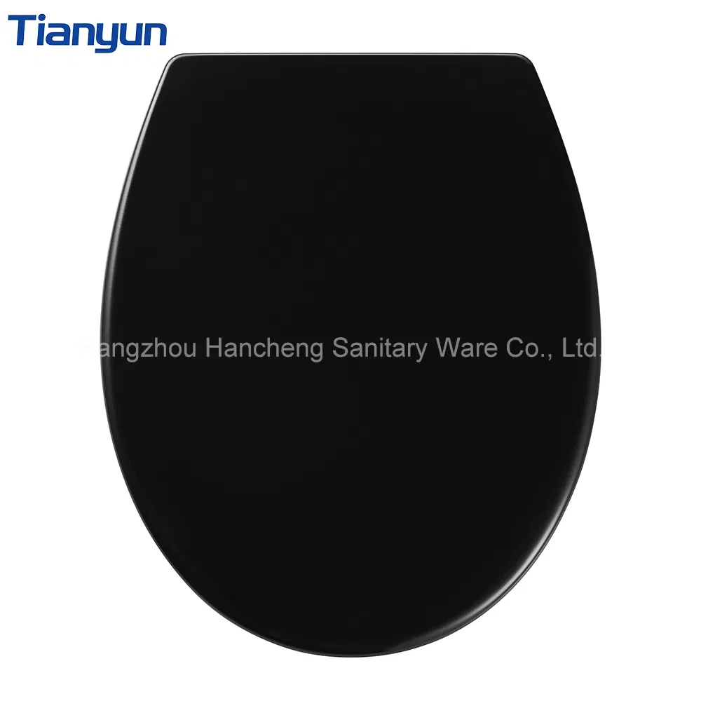 Luxury European Style UF/PP Black Close Slowly Toilet Seat Cover