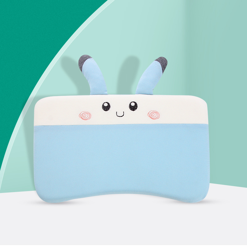 Cute Cartoon Support Baby Memory Foam Organic Cotton Toddle Children Pillows