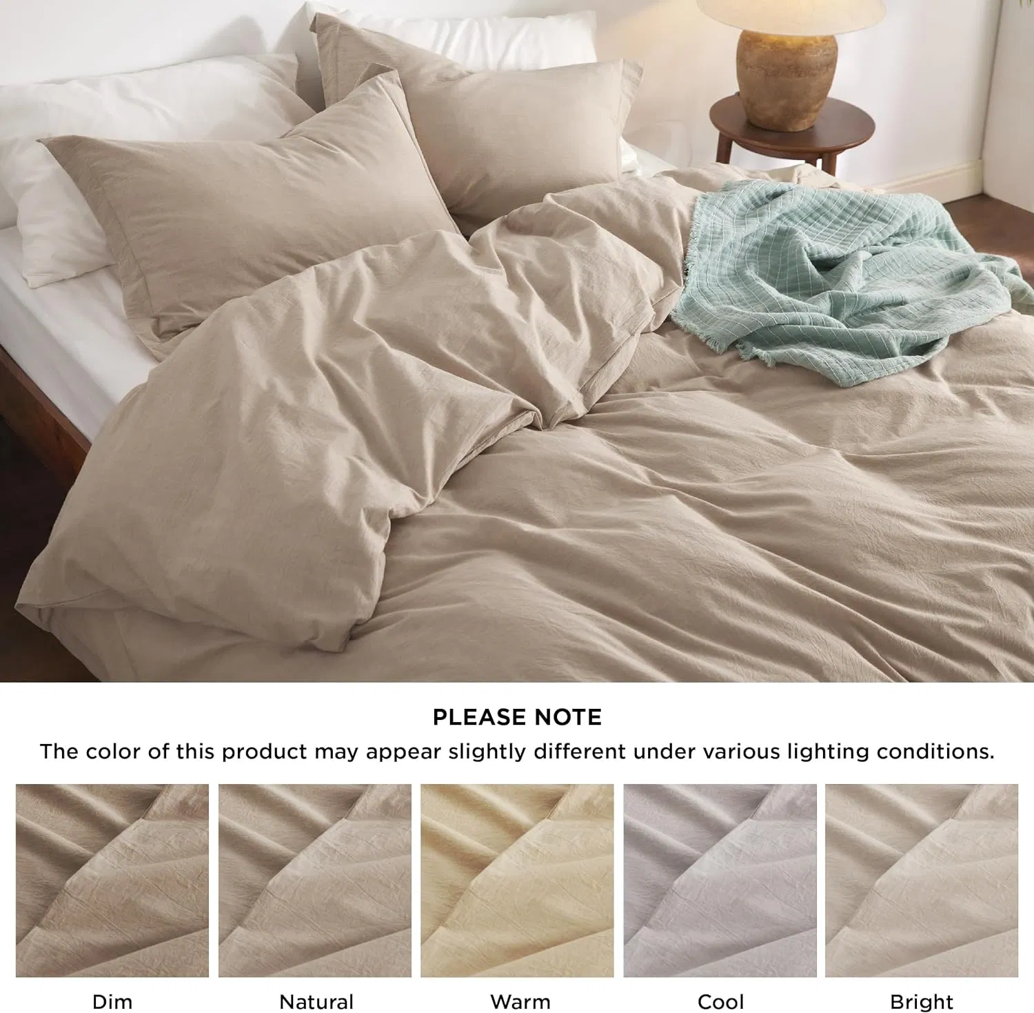 High Quality Cotton Duvet Cover Set Comfy Style Duvet Cover with Zipper