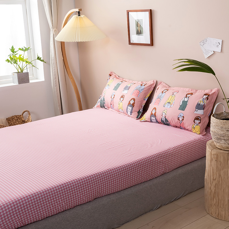 Queen Sheets Made From Polyster Queen Cooling Sheet Set Breathable Bed Sheets Home Silky Bedding Sheets &amp; Pillowcases