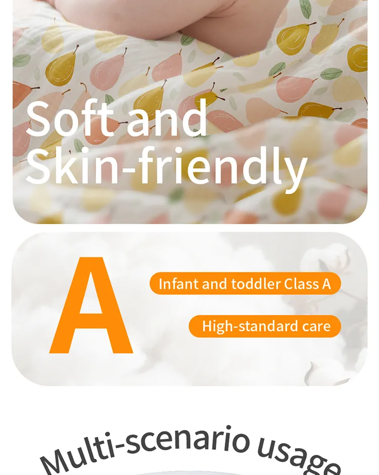 Organic Muslin Quilt Detail 5