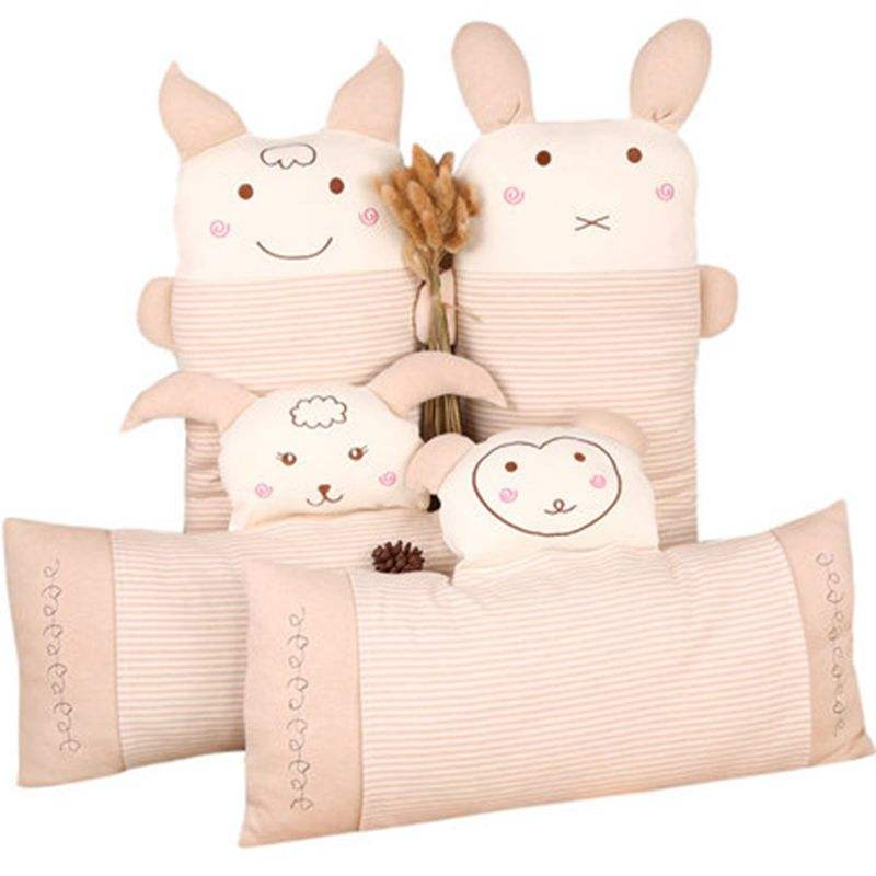 Organic Natural Color Cotton babies Sleeping Protective Baby Fill Pillow