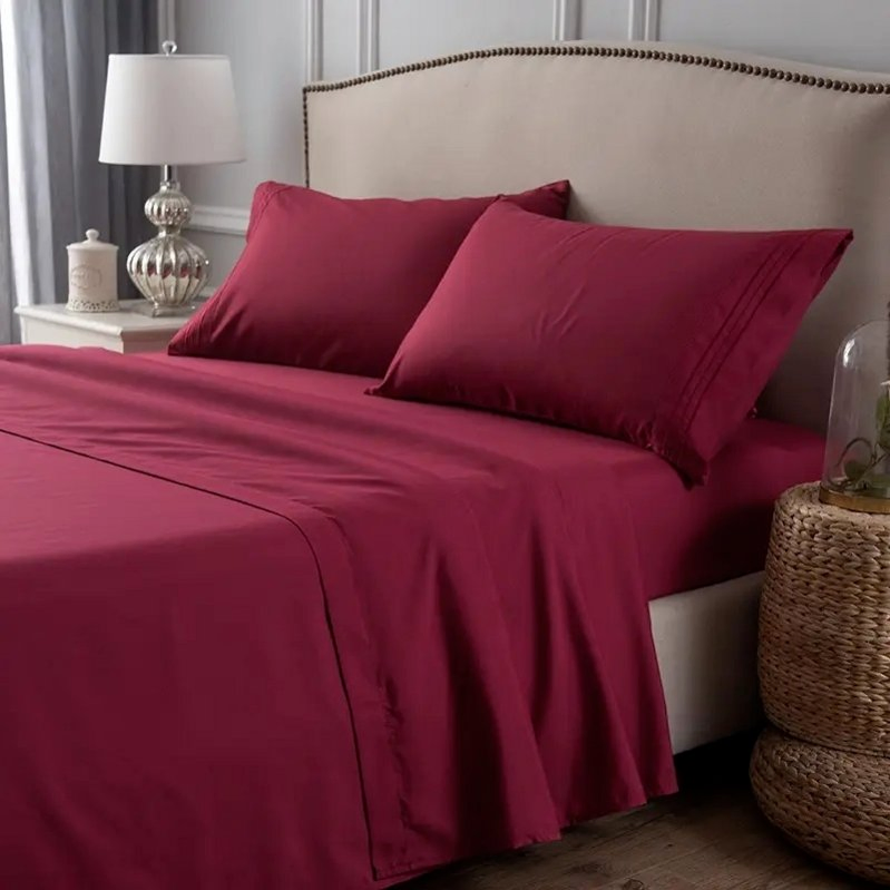 Cotton Hotel Bedding Set with Embroidery