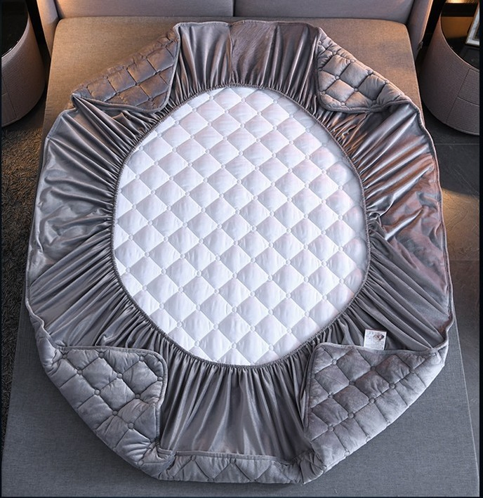 Winter Warm Fleece Custom Soft Breathable Bedding Sheets Cover Velvet Home Fitted Sheet