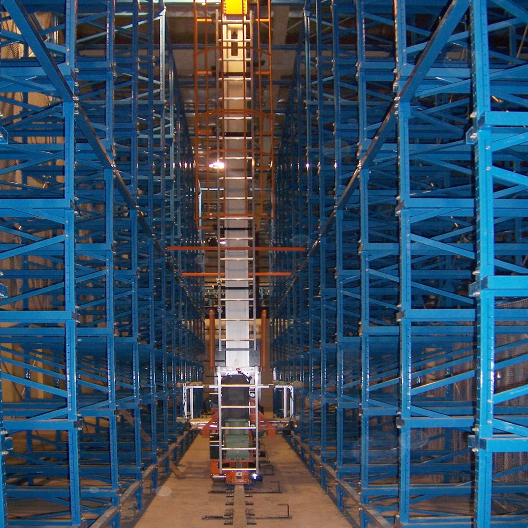 ASRS System Warehouse Pallet Rack Fully Automated Storage System Smart Robot Retrieval Picking Shelves Industrial Vertical Rack