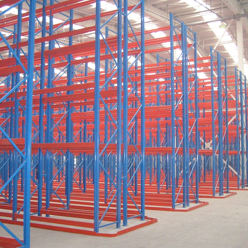 High Load Capacity VNA Pallet Racking System Durable Steel 5 Layer Custom Industrial Warehouse Selective Pallet Racks