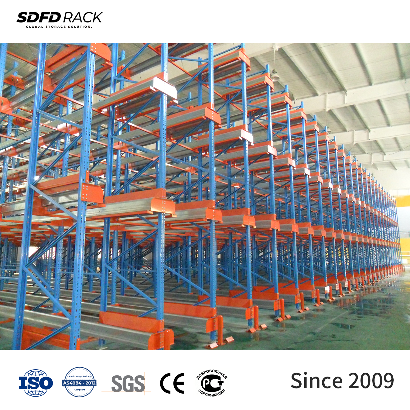 High Quality Low Price Pallet Rack Custom Multi-Layer Heavy Duty Radio Shuttle Rack 1000kg Load Capacity Warehouse Racking