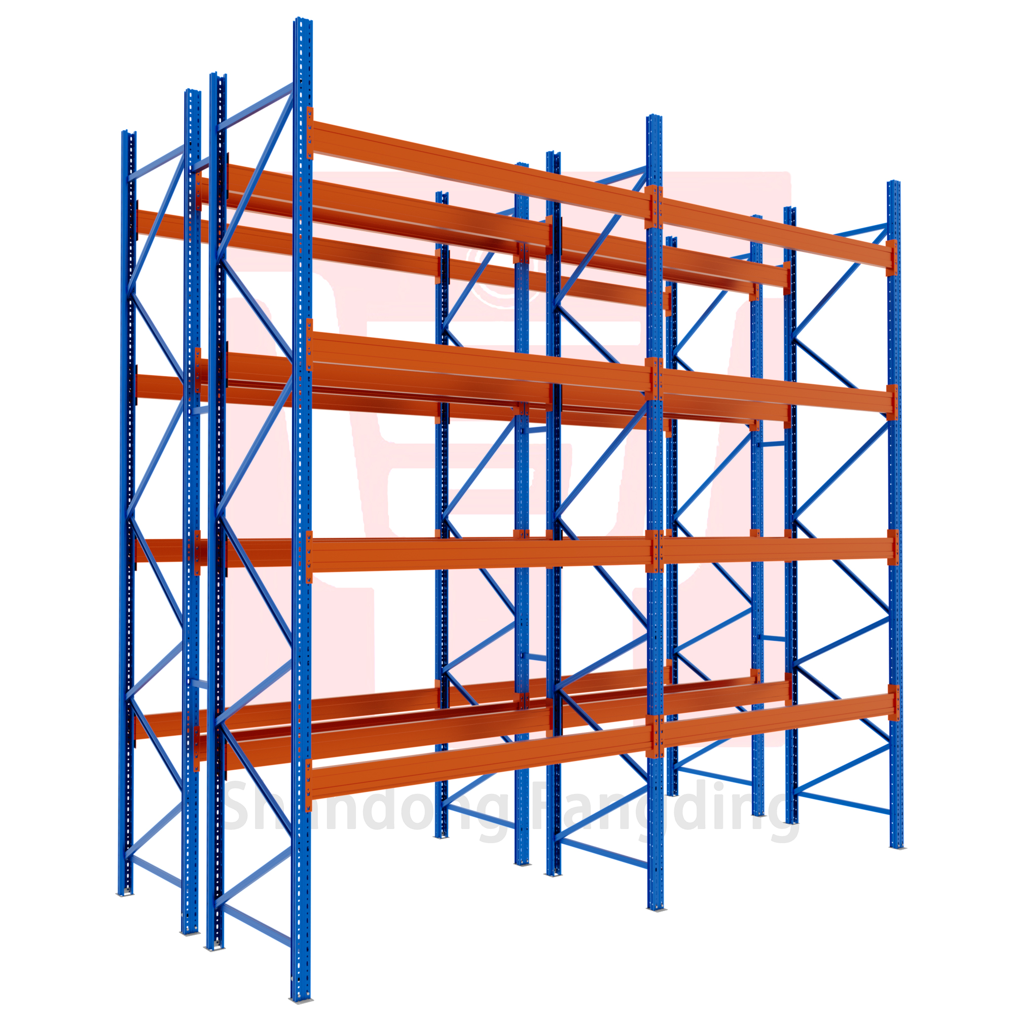 Customizable Teardrop Heavy Duty Warehouse Rack Selective Pallet Racking Metal Shelf High Load Adjustable Industrial Storage