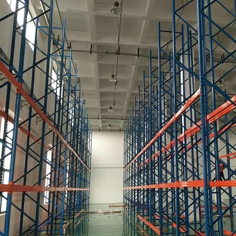 Powder Coated Heavy Duty Durable Bolted Upright Teardrop Pallet Rack Multi-Level Adjustable High Stability Warehouse Rack