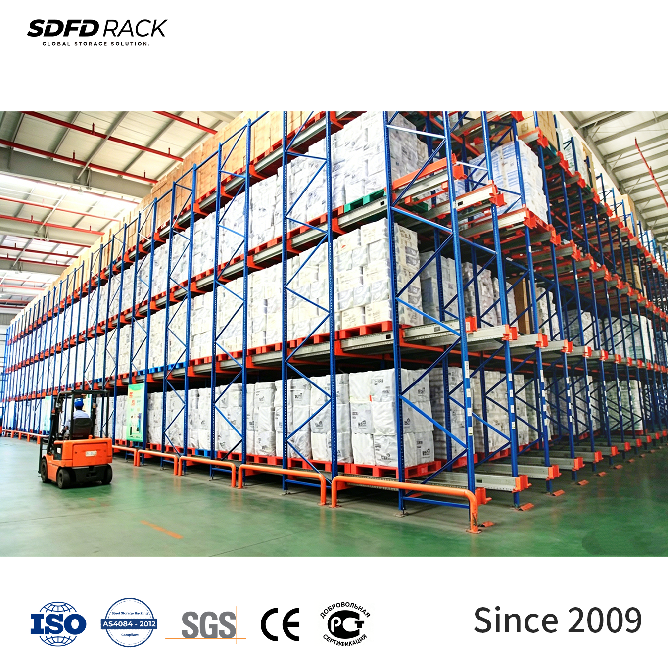 High Density Intelligent Pallet Rack Radio Shuttle Car Automatic Storage Two-Way Shuttle Racking for Warehouse Storage