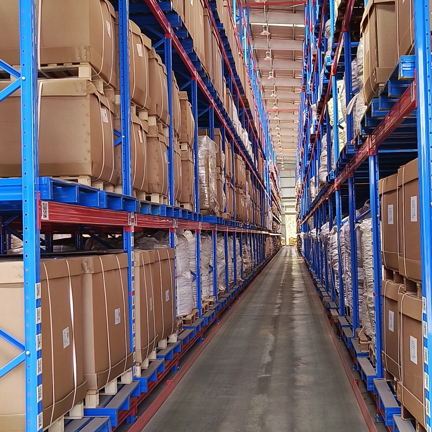 High Quality Powder Coated Fire-Resistant Metal 5 Heavy Duty Adjustable Very Narrow Aisle Racking Warehouse Storage Shelf for