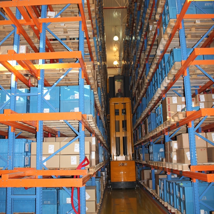 Heavy Duty VNA Pallet Rack Adjustable Steel  5 Layer Customized Selective Pallet Rack Industrial Warehouse Storage Racks