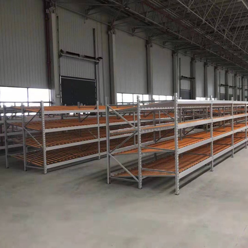 High Strength Carton Flow Rack with Smooth Rolling System Designed for High Volume Warehouse Picking Carton Flow Rack