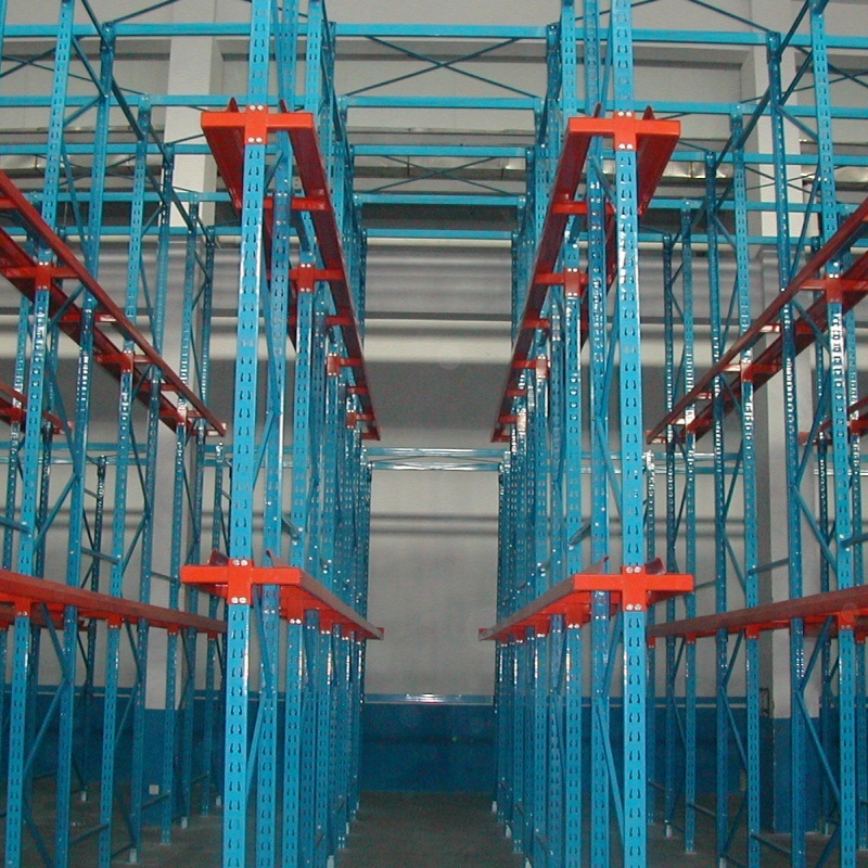Industrial Steel Cold Room 5/3-Layer Stackable Anti-Rust Durable Heavy-duty Modular Drive-in Racking System for Warehouse