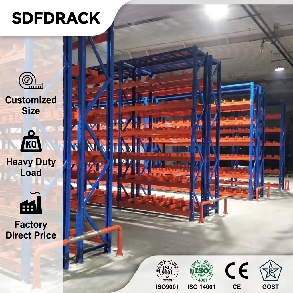 Industrial High Capacity Pallet Rack Hot-dip Galvanized Pallet Rack Heavy Duty Storage Shelving Pallet Rack