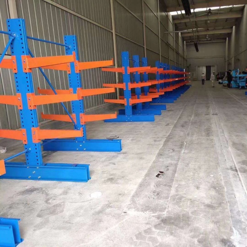 Construction Material Warehouse Cantilever Racking Heavy Duty Steel Rack for Building Supplies