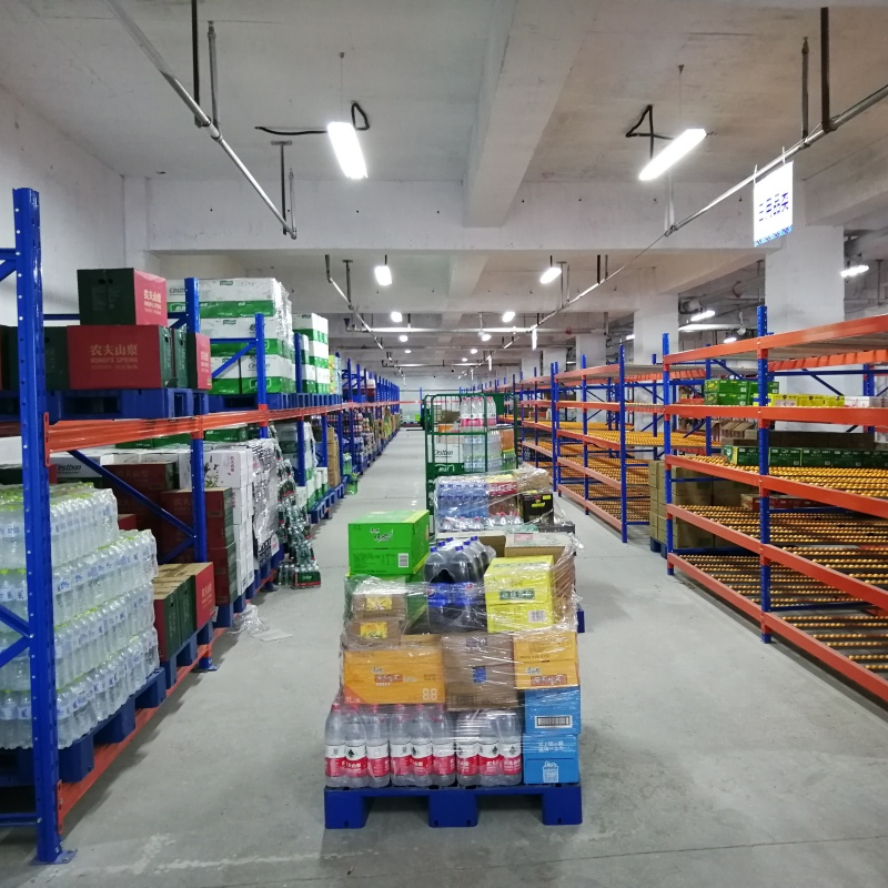 Construction Material Gravity Carton Flow Rack High Capacity Reinforced Frame ISO Standard for Warehouse