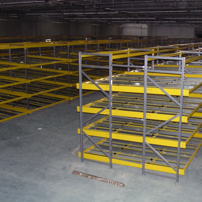 Factory Custom Steel Anti-Rust Durable Heavy Duty Industrial Warehouse Racks High Quality Storage Rack Carton Flow Metal Shelf