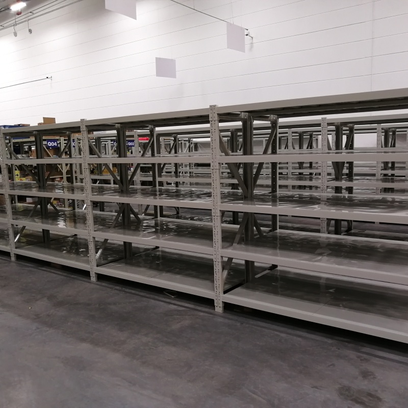 Medium Duty Multi-Level Cold Rolled Steel Adjustable Shelving Racks Powder Coating Quick Assembly Customizable Dimensions for