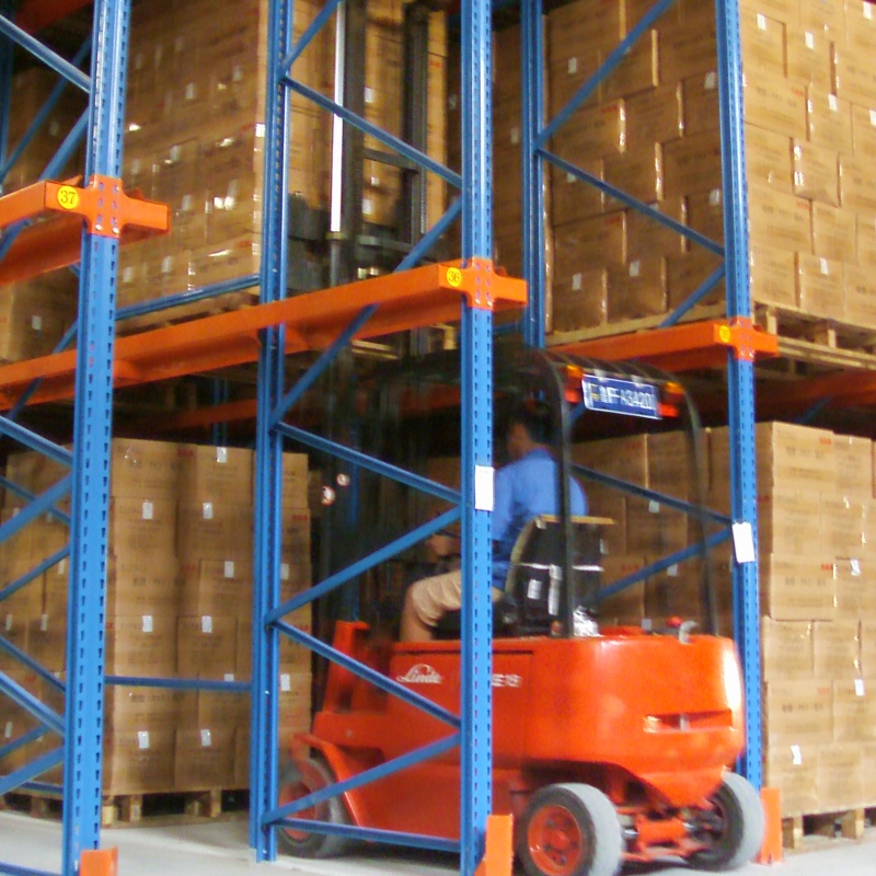 Heavy Duty High-Load Steel Rack 5 Layer Modular Drive-in Rack System for Warehouse Cold Storage Logistics Centers