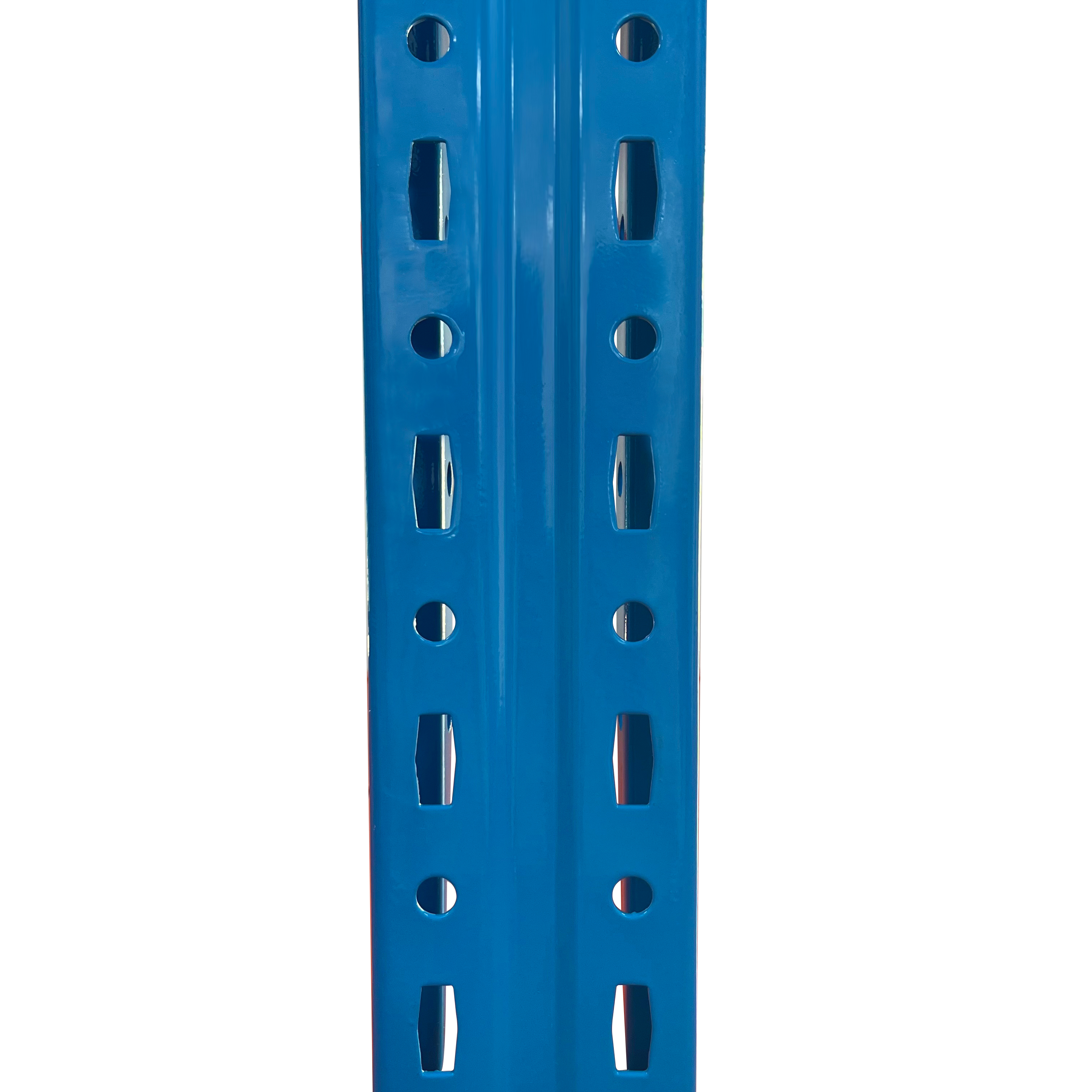 Powder Coated Heavy Duty Durable Bolted Upright Teardrop Pallet Rack Multi-Level Adjustable High Stability Warehouse Rack