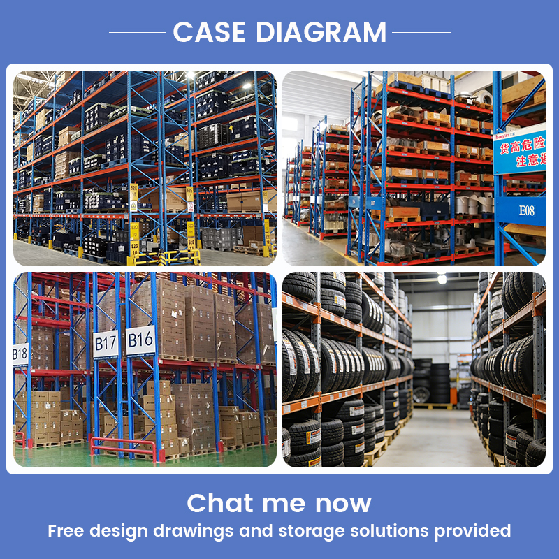 Heavy Duty 5 Layer Teardrop Pallet Rack with Durable High Load Capacity for Manufacturing Facilities Warehouse Storage