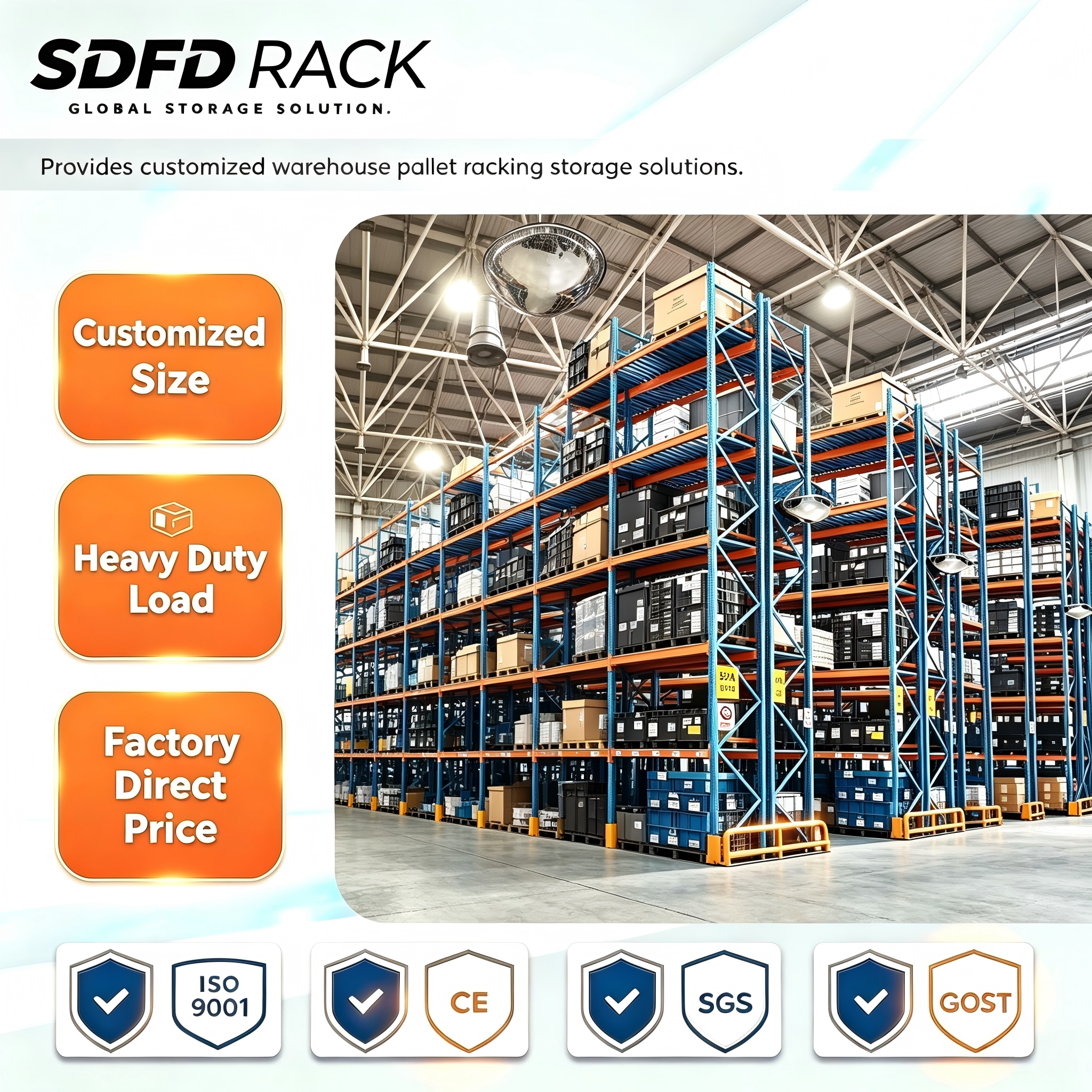 Heavy Duty Selective Pallet Racking 1000kg Pallet Rack Industrial Warehouse Pallet Racking Pallet Rack China