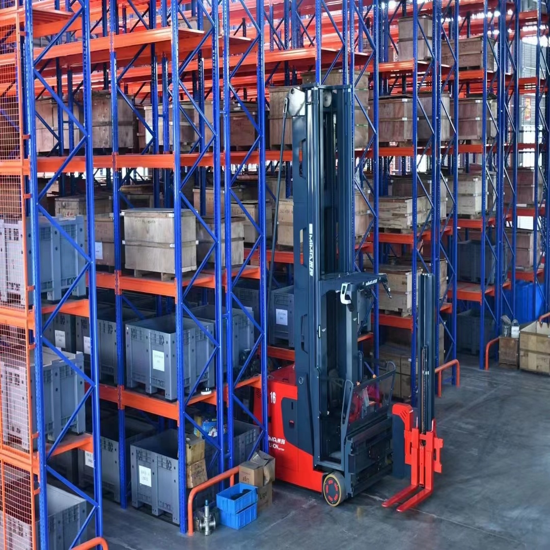 Best Seller Heavy Duty VNA Pallet Racking Q235B Steel 2000kg  Per Layer Custom Warehouse Storage Selective Narrow Aisle Racks