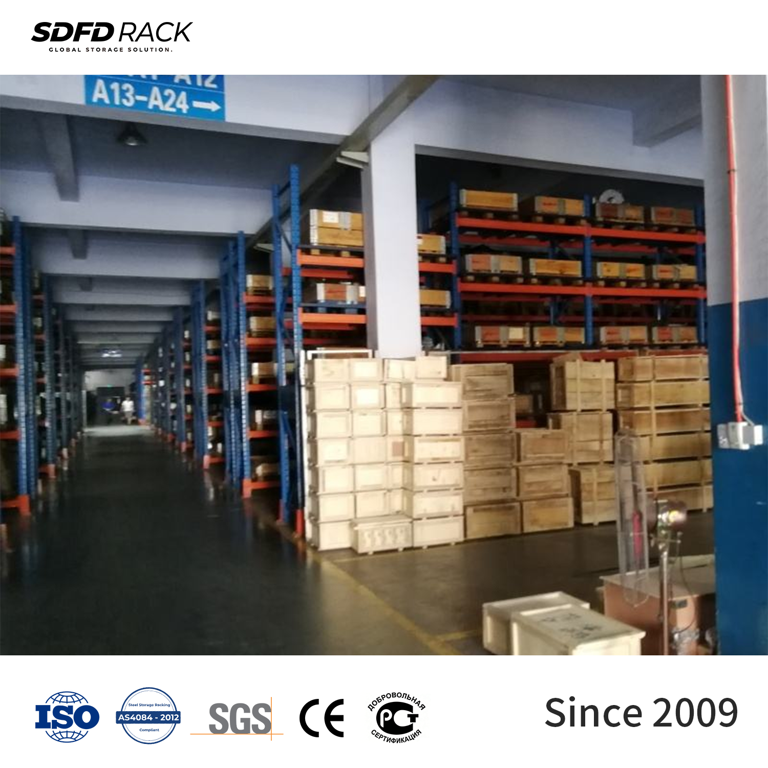 Heavy Duty Warehouse Storage Metal Rack Selective Teardrop Pallet Rack for Tire Oil Drum Food Cold Room Warehouse Cargo Storage