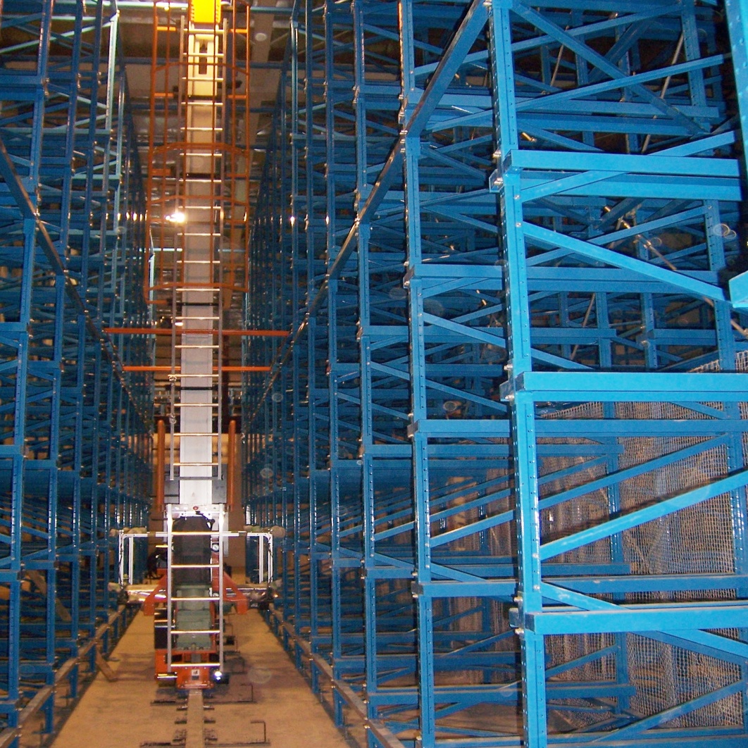 ASRS System Warehouse Pallet Rack Fully Automated Storage System Smart Robot Retrieval Picking Shelves Industrial Vertical Rack