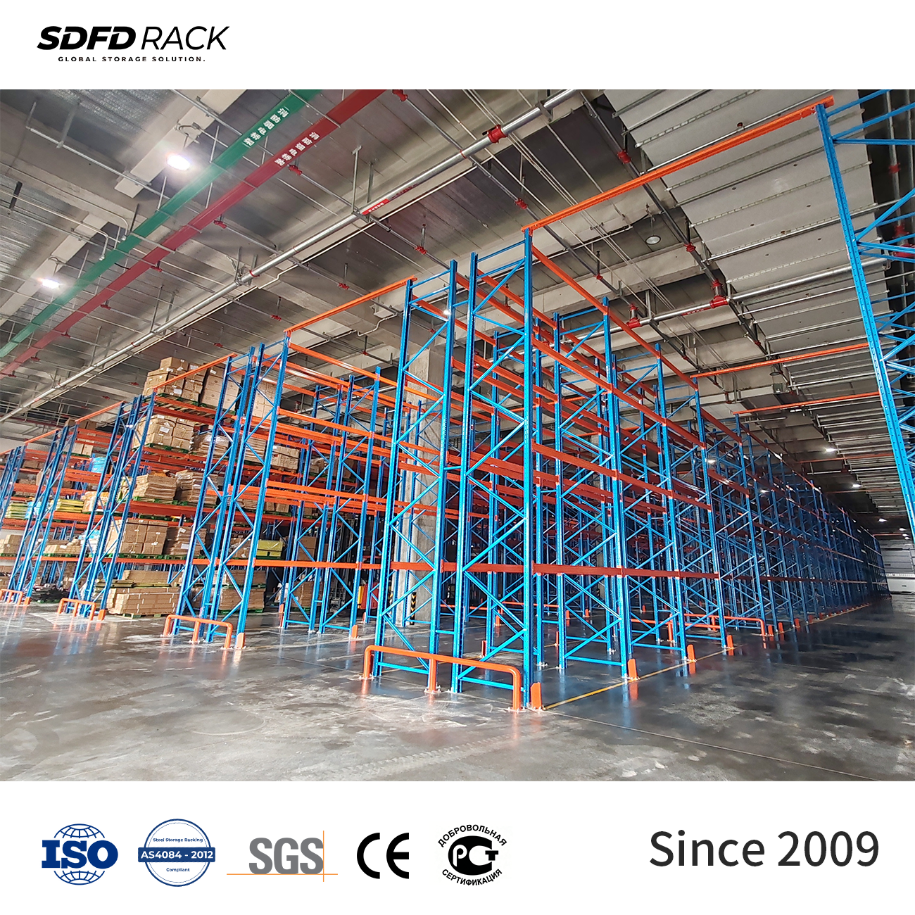 High Capacity Warehouse Storage Racking System Adjustable  Industriales Metal Heavy Duty Pallet Racks for Logistics Center