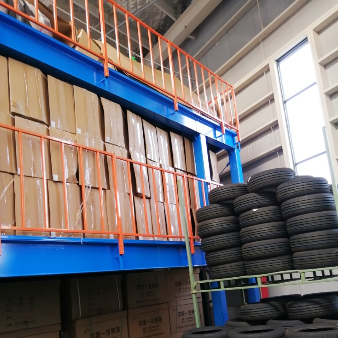 OEM CE Certified 3-Year Warranty High Capacity Heavy Duty Custom Multi-Tier Steel Mezzanine Floor Racking Platform for Warehouse