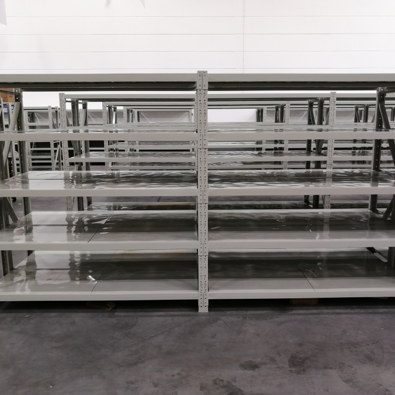 Medium Duty 5 Layer Steel Adjustable Shelving Storage Racks Easy Assembly Industrial Warehouse Garage E-commerce Racking
