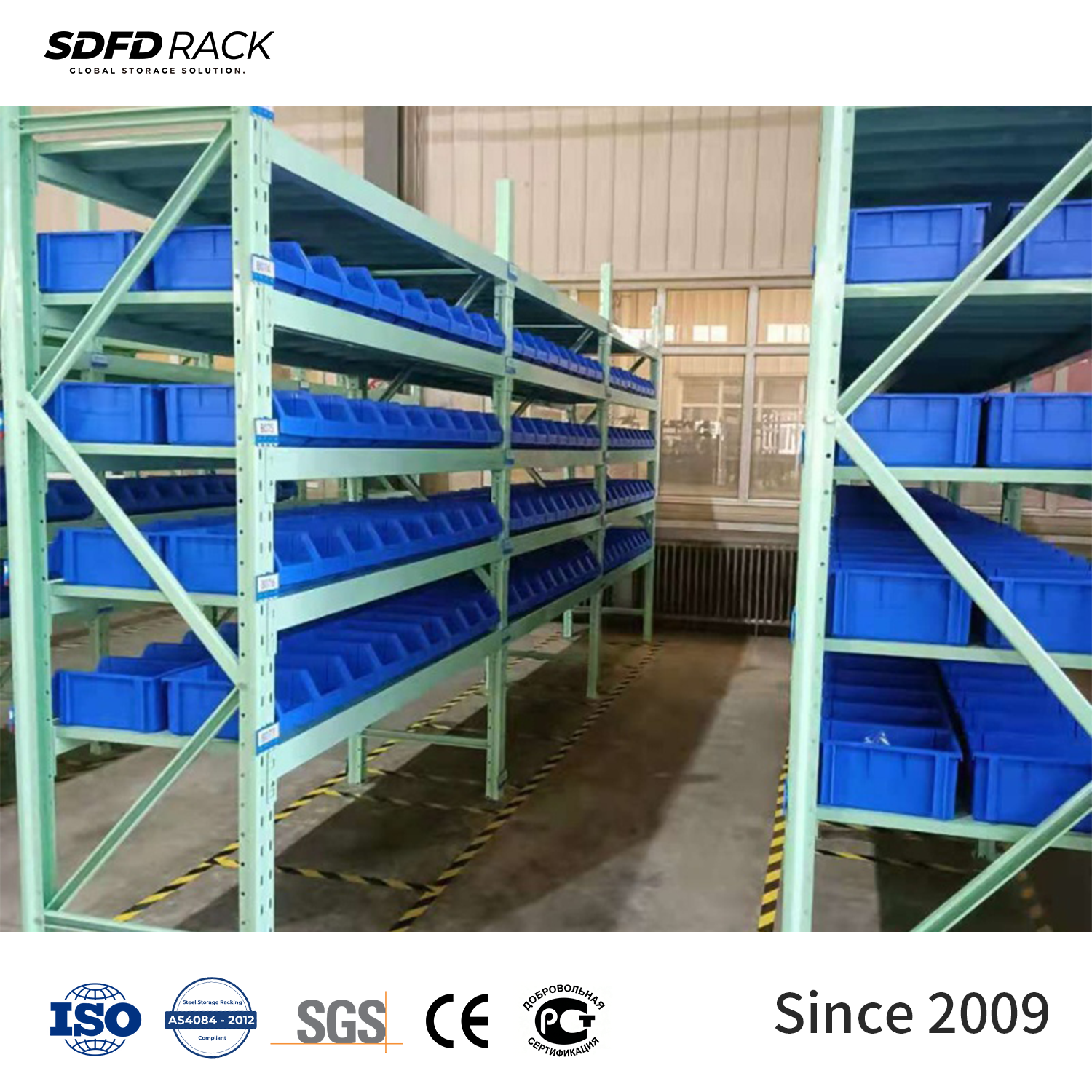 Wholesale Long Span Shelving OEM Industrial Warehouse Rack Metal/Steel Storage Shelf Certified & Low Priced Manufactured China