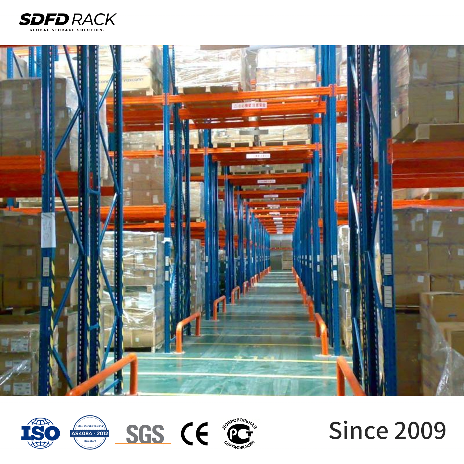 Durable Heavy Duty Steel Rack with High Load Capacity (800kg-3000kg)-Industrial Use for Manufacturing & Logistics