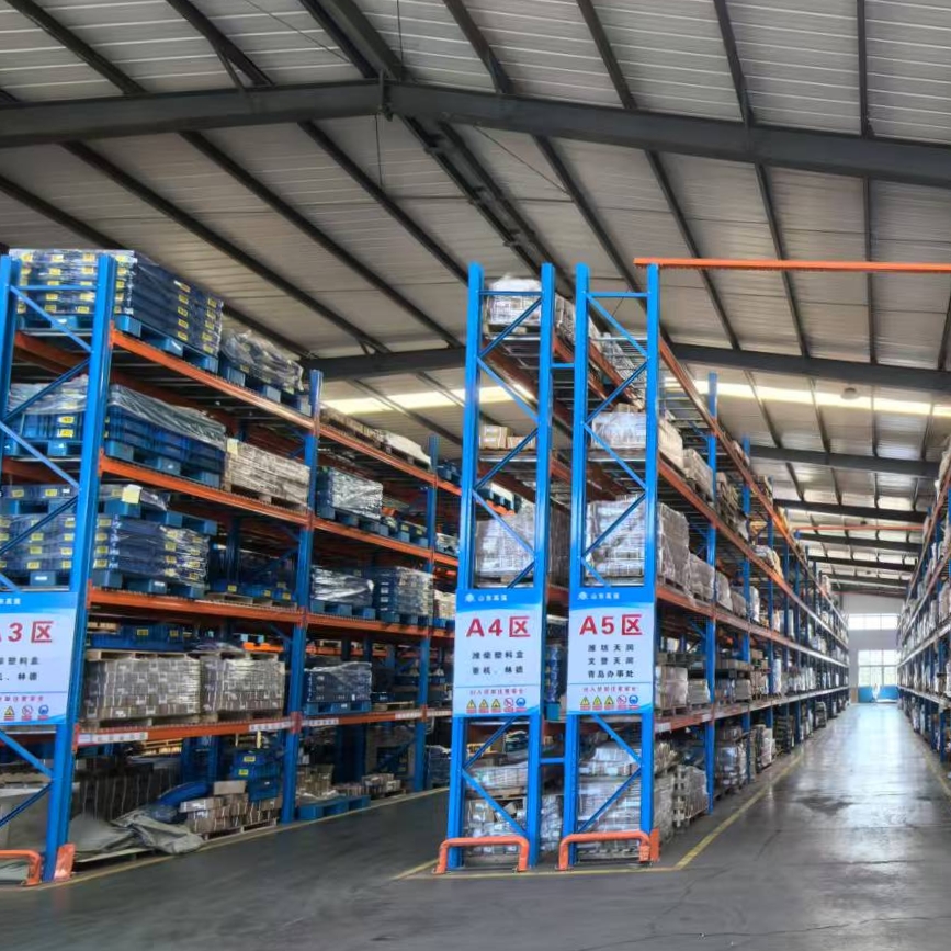 Steel Heavy Duty Teardrop Pallet Rack with Quick Installation for Small to Medium Warehouses Forklift Handling