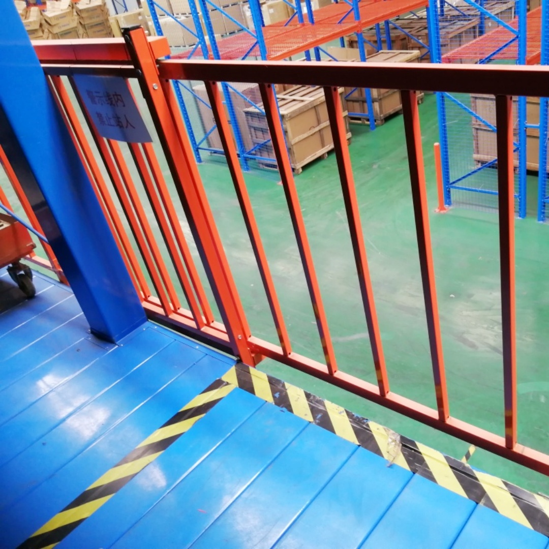 OEM High Capacity Heavy Duty Custom Multi-Tier Q235B Steel Mezzanine Floor Racking System Solid Steel Plate Flooring Powder