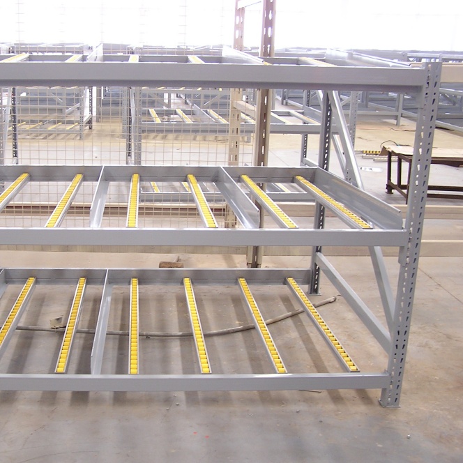 Factory Custom Steel Anti-Rust Durable Heavy Duty Industrial Warehouse Racks High Quality Storage Rack Carton Flow Metal Shelf