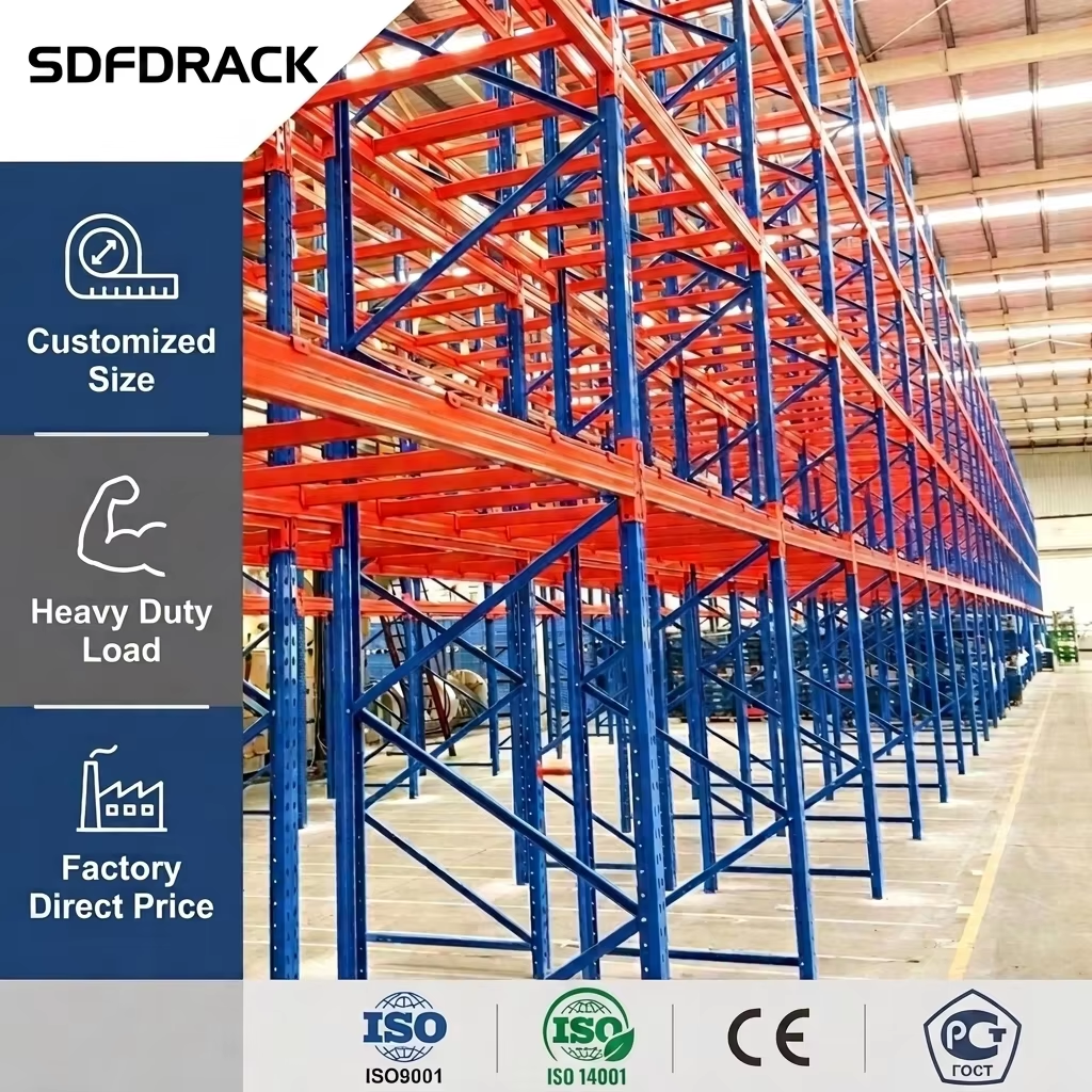 Adjustable Metal Racking Heavy Duty Selective Pallet Racking Heavy Duty Warehouse Shelving Racking Warehouse Pallet Rack