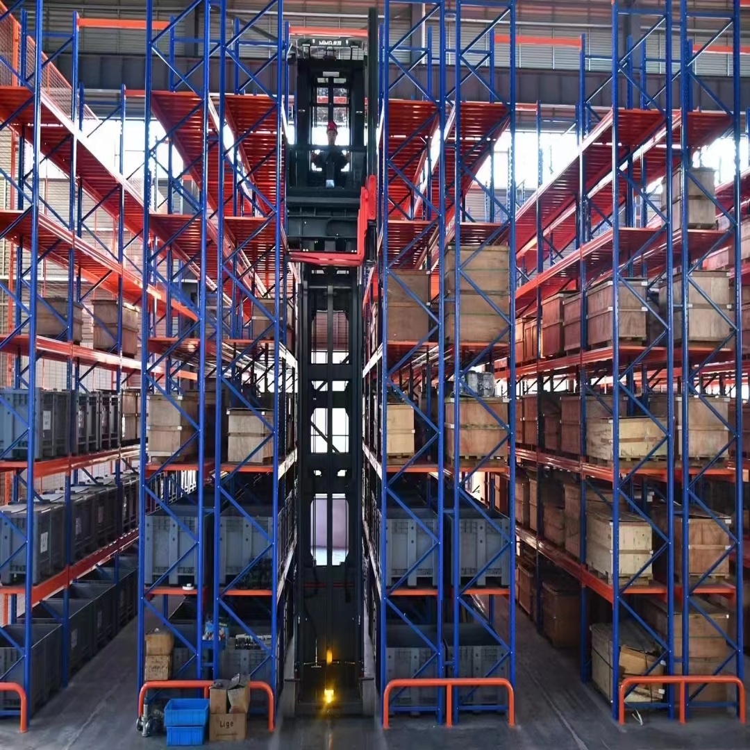 Best Seller Heavy Duty VNA Pallet Racking Q235B Steel 2000kg  Per Layer Custom Warehouse Storage Selective Narrow Aisle Racks