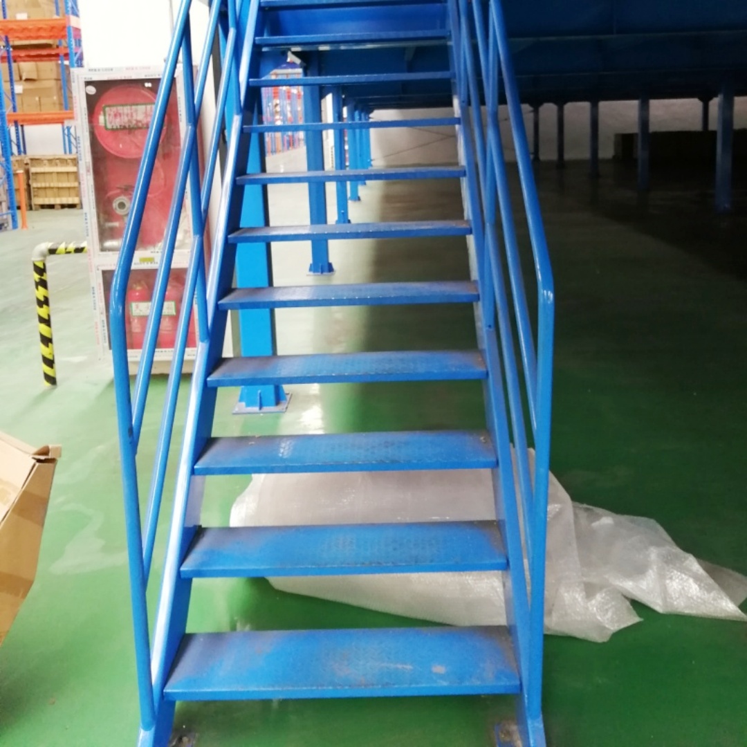 OEM Heavy Duty Custom Multi-Tier Steel Mezzanine Floor Racking System 2-4 Layers 1000kg/sqm Load Capacity Solid Steel Flooring