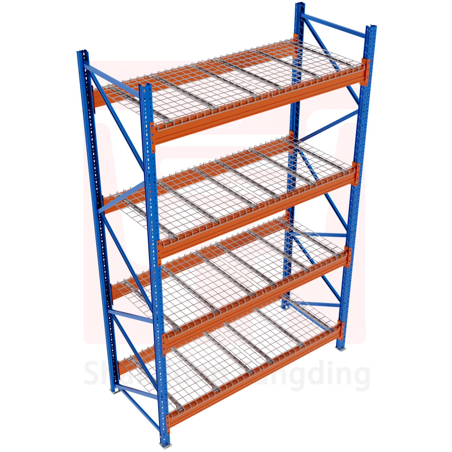 Customizable Teardrop Heavy Duty Warehouse Rack Selective Pallet Racking Metal Shelf High Load Adjustable Industrial Storage